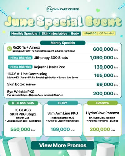 DA Plastic Surgery Clinic Promotions in Korea